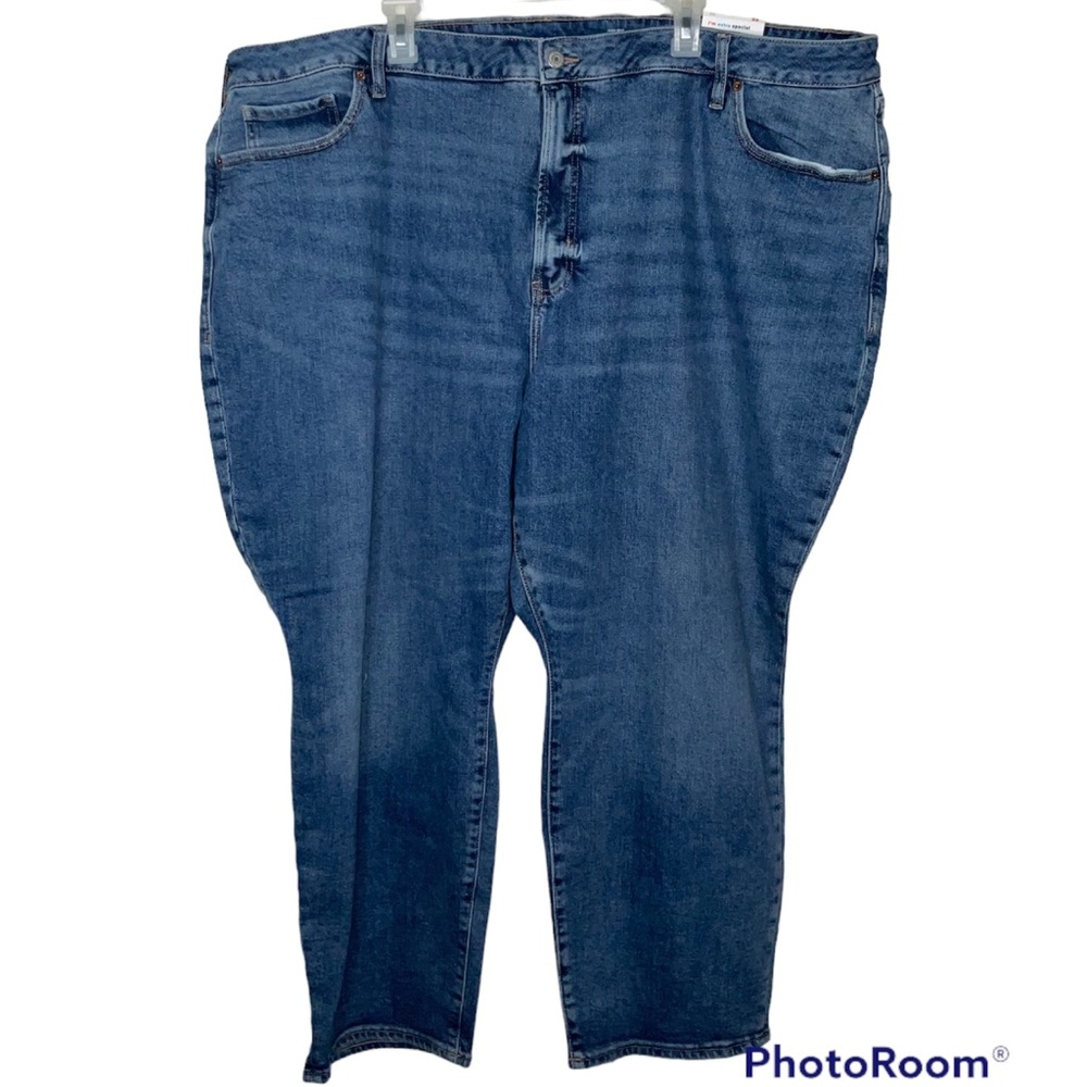 Old Navy 28 Jeans HIGH-RISE CURVY O.G. STRAIGHT Leg High Waisted Ankle Crop